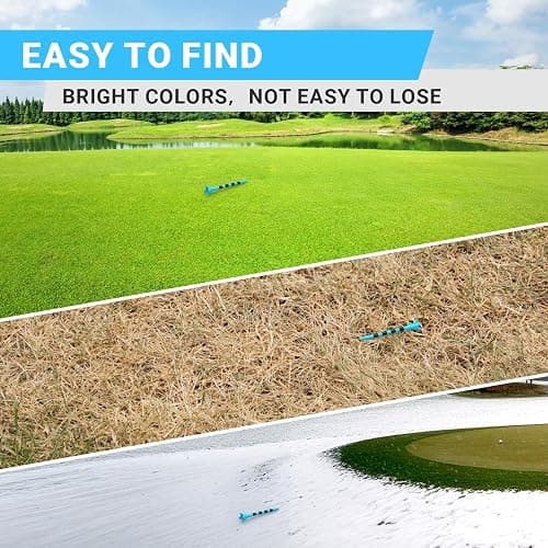 Full Choice Professional Plastic Golf Tees 100 Pack (3-1/4"), Enhanced Durability & Stability, Engineered to Minimize Friction and Side Spin thumbnail 6