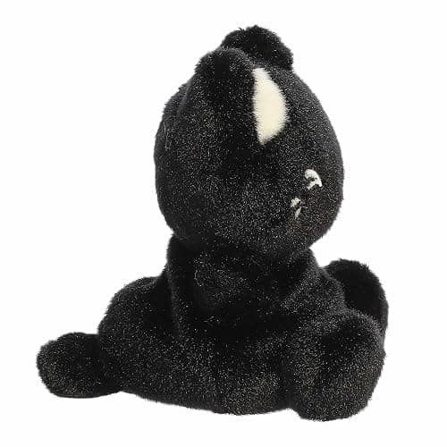 Aurora® Enchanting Tasty Peach® Meowchi Palm Pals™ Stuffed Animal - Bright & Colorful Design for Room Decor - Perfect for Adults, Kids, and Birthdays - Black Sesame 5 Inches thumbnail 3