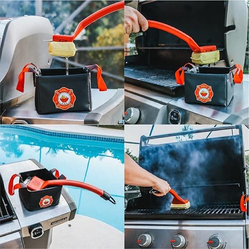 Grill Rescue Collapsible Bucket – Durable, Foldable Water Bucket for Grill Cleaning, Camping, and Outdoor Use (Dunk Tank) thumbnail 6