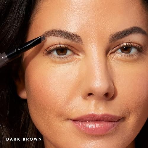 LAURA GELLER NEW YORK Sculpt-n-Stay Waterproof Brow Pencil & Gel- Dark Brown thumbnail 2