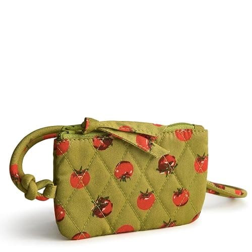 Vera Bradley womens Zip Card Pouch Lanyard, Cotton Gabardine - Image 1