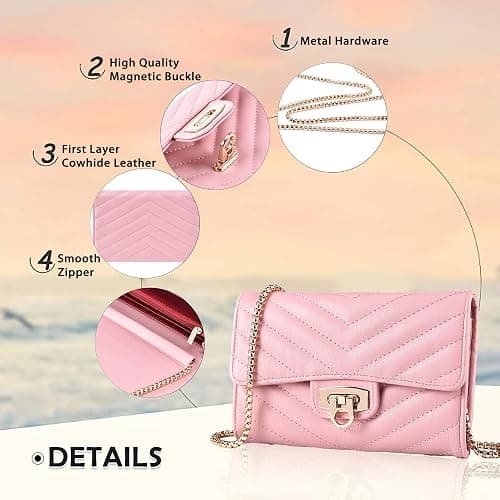 Stylish Small Crossbody Bag for women - Compact Phone Bag & Wallet, Lightweight & Perfect for Work, Travel, or Casual Outings thumbnail 3