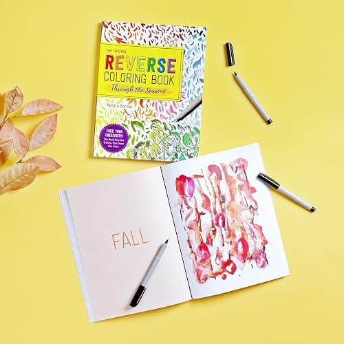 The Reverse Coloring Book™: Through the Seasons: The Book Has the Colors, You Make the Lines thumbnail 8