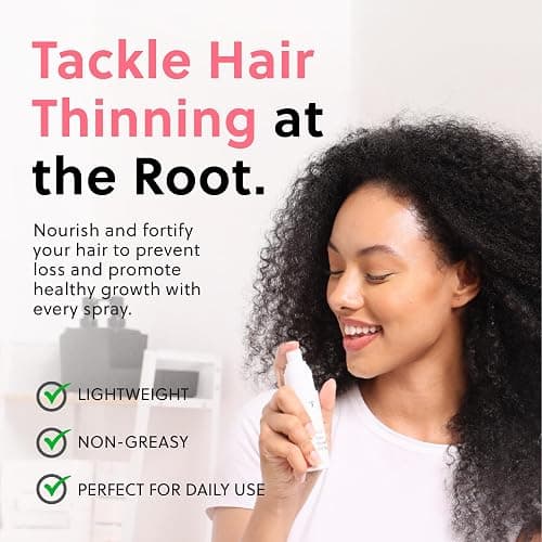 Revolutionary Hair Regrowth Serum - Fights Hair Thinning & Hair Loss - Strengthens, Thickens and Accelerates Hair Growth- Non Greasy and Hormone Free Spray For Scalp- 50ml - Forhair thumbnail 5