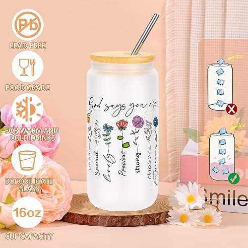 JTENGTOP Christian Religious Gifts for Women, Best Friend Sister Mom Christmas Birthday Gifts for Women Friendship Faith, Valentines Mothers Day Easter Ideas Present for Her Friends thumbnail 3
