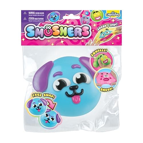 ORB Curiosities Assorted Smushers Slow Rising Squishy Faces - 1 Assorted Smushers Squishy Face - Cute Face Squishies with Soft, Smushy Marshmallow Squish - Fidget and Stress Balls for Kids and Adults thumbnail 5