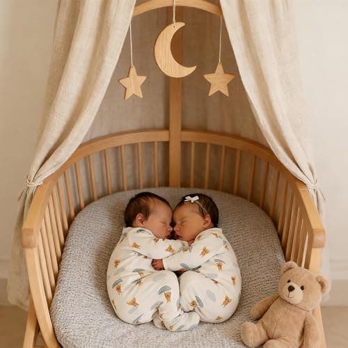 RXDOLL Reborn Baby Dolls Twins Silicone Full Body Girls, 18 Inch Realistic Baby Dolls Twins Girl, Lifelike Sleeping Newborn Real Life Babies Doll, Soft Vinyl Washable Reborn Doll thumbnail 4