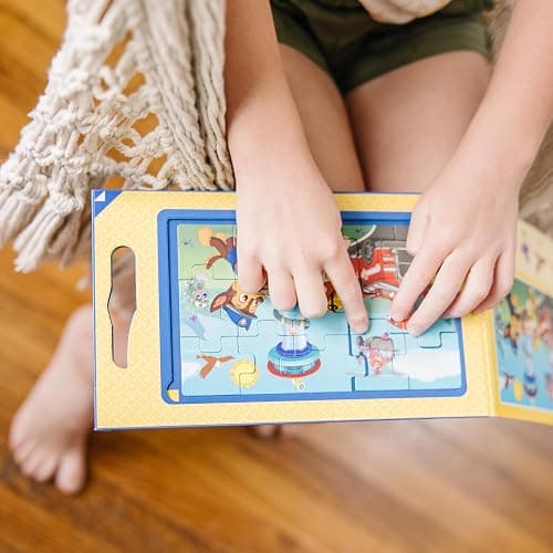Melissa & Doug PAW Patrol Take-Along Magnetic Jigsaw Puzzles (2 15-Piece Puzzles) - FSC Certified thumbnail 6