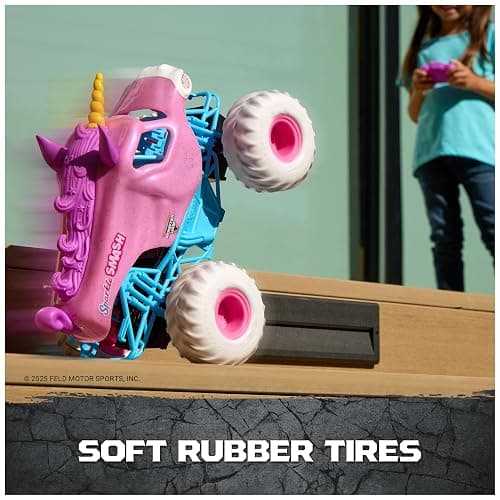 Monster Jam, Official Sparkle Smash Remote Control Vehicle Indoor & Outdoor, 1:15 Scale, 2.4 GHz, Toys for Boys and Girls Ages 4 and Up thumbnail 5