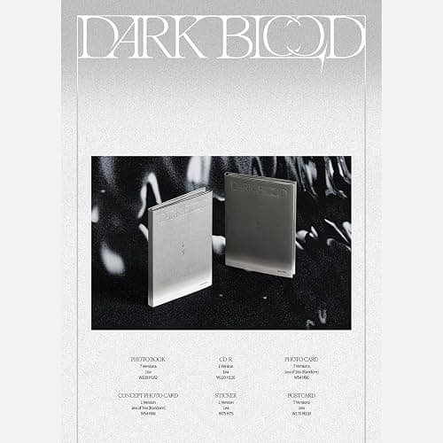 ENHYPEN - [DARK BLOOD] (ENGENE / Random Ver.) Photobook R + Photocard + Sticker + Postcard + Gift thumbnail 2