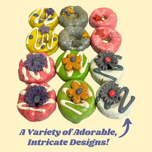 Exotic Nutrition Dozen Delights - Oat Donut Treats for Rabbits, Guinea Pigs, Hamsters, Chinchillas & Other Small Animals thumbnail 7