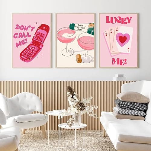 F.NIMAGOP 6 Packs Vintage Paint by Numbers Kit for Adults,DIY Acrylic Watercolor Oil Painting by Number On Canvas Without Frame,Retro Funny Drinks Paint by Numbers Kit for Home Wall Decor 8x12inch thumbnail 3