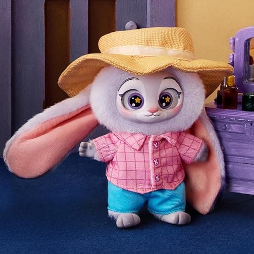 MINISO Disney Zootopia Soft Vinyl Plush Toy Blind Box Cute Mystery Animal Figurines, Collectible Surprise Gift Figure Model Random Design for Home Decor Birthday Gifts, Single Box thumbnail 6