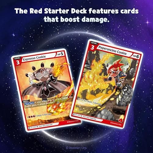 CookieRun Trading Card Game: Starter Deck Red | 2 Player Competitive TCG | 20 Minutes | Includes 60 Cards thumbnail 3