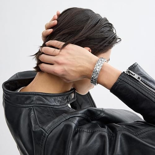 Coach Women's Signature Quilted Bangle Bracelet thumbnail 6