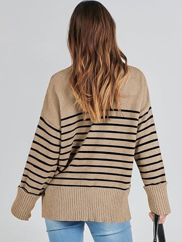 ANRABESS Women's Oversized Sweaters 2026 Long Sleeve Fuzzy Knit Casual Chunky Pullover Sweater Fall Outfits Clothes thumbnail 6