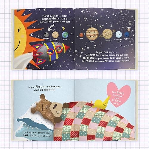 Now You Are One: Make Their First Birthday Unforgettable with the Ultimate Interactive Keepsake Gift Book Celebrating Becoming or Being 1 thumbnail 16