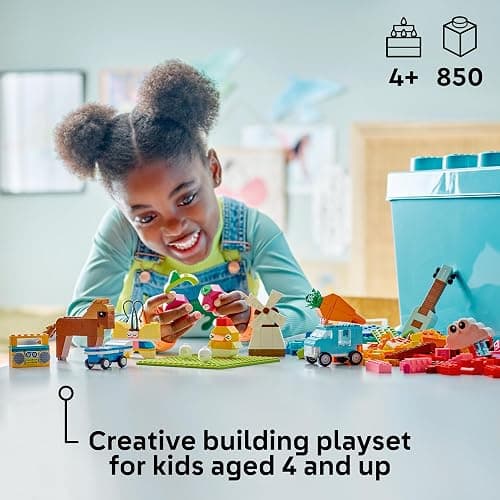 LEGO Classic Vibrant Creative Brick Box Building Blocks - Sensory & Learning Toys for Boys & Girls, Ages 4+ Years - Pretend Play Preschool Toys - Gift for Christmas - 11038 thumbnail 2