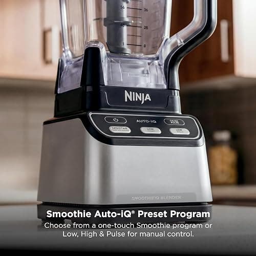 Ninja Professional Blender 2.0, 1400W, 72 oz Pitcher, Auto-iQ Smoothie Program, Total Crushing Blades for Ice & Frozen Drinks, BPA-Free, Dishwasher Safe, CCO750BSL (Canadian Version) thumbnail 7