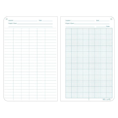 Rite in the Rain Weatherproof Hard Cover Notebook, 4.75" x 7.5", Yellow Cover, Geological Pattern (No. 540F) thumbnail 9