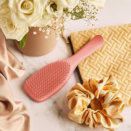 Tangle Teezer Fine & Fragile Ultimate Detangler Brush, Dry & Wet Hair Brush to Detangle & Reduce Breakage, Amazon Exclusive Sweet Cinnamon thumbnail 5