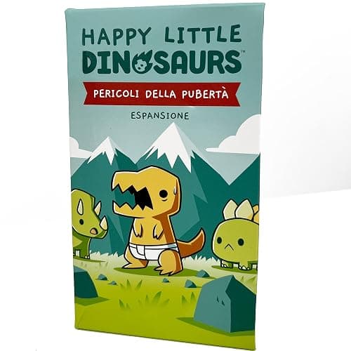 Asmodee - Happy Little Dinosaurs: Pericoli della Pubertà - Espansione Gioco da Tavolo, 2-4 Giocatori, 8+ Anni, Edizione in Italiano thumbnail 3