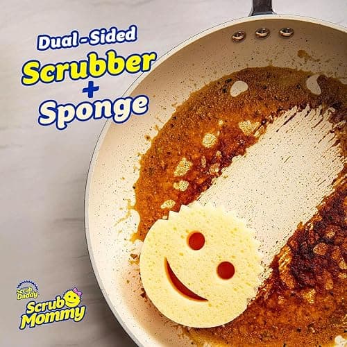 Scrub Daddy Scrub Mommy Dual-Sided Scrubber and Sponge, Variety Pack of 8 thumbnail 3