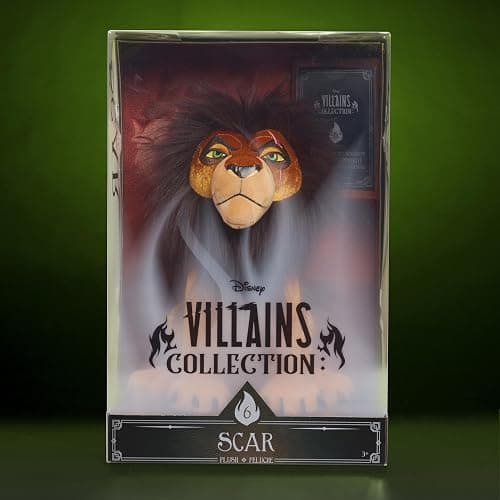 Disney Villains Collection: Scar, 13-inch Collectible Stuffed Animal, The Lion King, Kids Toys for Ages 3 Up by Just Play thumbnail 3