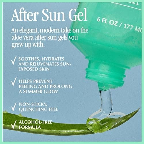 VACATION After Sun Gel & Air Freshener Bundle, Soothing Aloe Vera for Sunburn Relief, Hydrating & Cooling, Non-Sticky Aftersun Care, Alcohol Free, 6 Fl. Oz. thumbnail 2