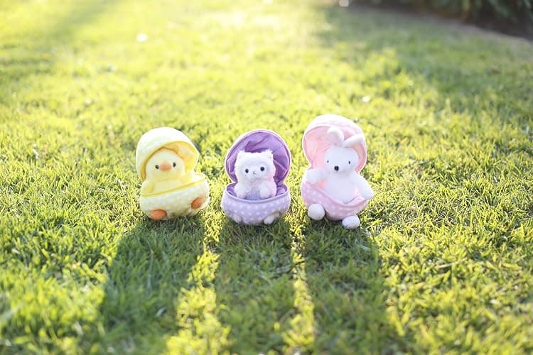 Plushland Plush Stuffed Animal 6 Inches Zip Up Egg Hideaway Cute Yellow Pastel and Polka Dot Easter Colors Spring Inspired Gift for Girls and Boys Birthday Mother's Day (Easter Chick) thumbnail 10