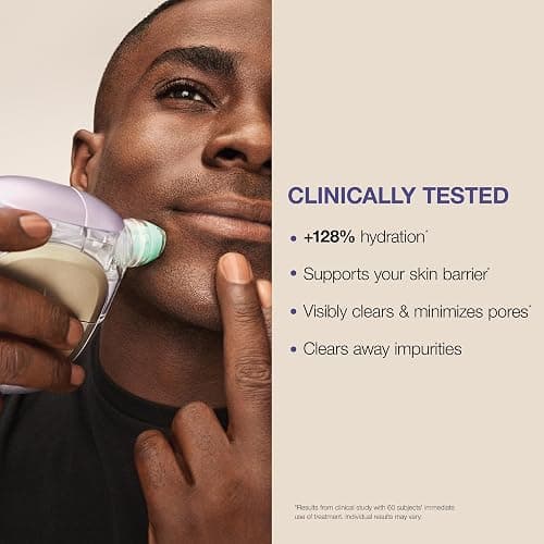 Shark FacialPro Glow at-Home Hydro-Powered Facial System with DePuffi Hot & Cold Therapy – Professional Spa Skincare Device for Pore Cleansing, Hydration, & Radiant Glow, Lilac, FH320PL thumbnail 5