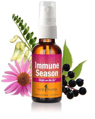 Herb Pharm Herbs on The Go Portable Spray: Immune Season, 1 Ounce - Image 1
