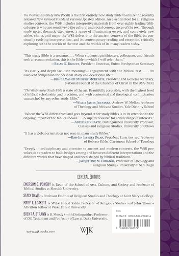 The Westminster Study Bible: New Revised Standard Version Updated Edition with the Deuterocanonical/Apocryphal Books thumbnail 2