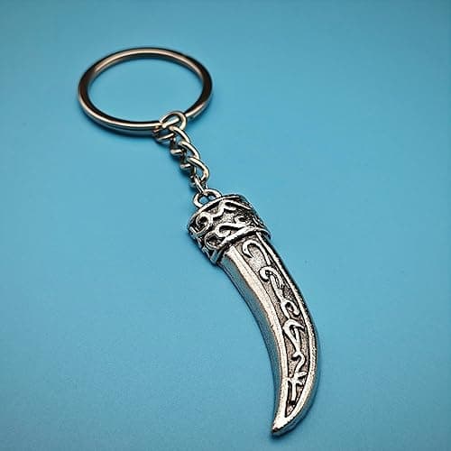 IZROLO Hip Hop Punk Style Alloy Wolf Tooth Keychain Pendant Keyring Car Keychain Sweater Pendant, etc thumbnail 6