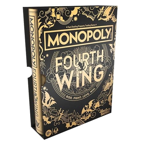 Monopoly Fourth Wing Edition Board Game for Adults | Officially Licensed Game Inspired by the Empyrean Series, Book 1 | 2-6 Players | Ages 17+ - Image 1