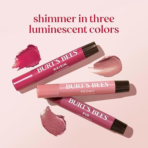 Burt's Bees Christmas Gifts, Lip Shimmer Nude Collection, Tinted Lip Balm Stick, Moisturizing for Hydration with Natural Glowy Pigmented Finish & Buildable Color, Value Pack, 3 Tubes x 0.09 Oz thumbnail 6