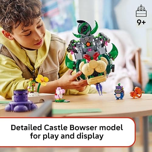 LEGO Super Mario Prince Florian & Castle Bowser Building Toy - Pretend Play Set for Boys & Girls, Ages 9+ - Building Blocks for Kids W/Digital Action & 4 Toy Figures - Gift Idea for Birthdays - 72042 thumbnail 2