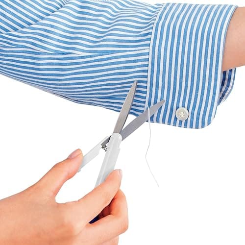 Plus Pen Style Compact Twiggy Scissors with Cover, White thumbnail 4