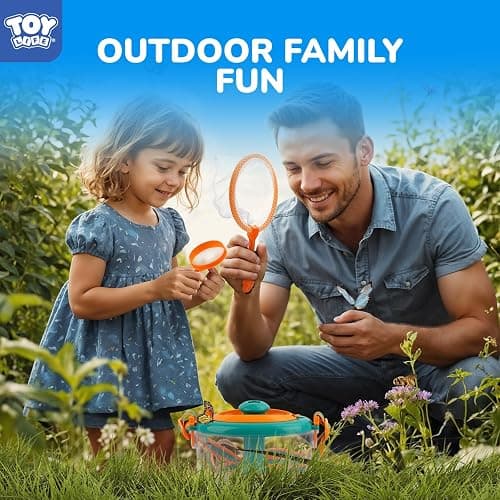 TOY Life Bug Catcher for Kids Outdoor Toys with Butterfly Net, Kids Binoculars, Magnifying Glass, Bug Habitat with Magnified Viewer & Bug Toys Tweezers, Insects Bug Catching Kit Outdoor Explorer Kit thumbnail 5
