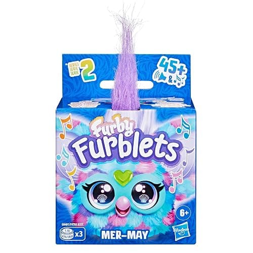 Furby Furblets Mer-May Mini Electronic Plush Toy, Blue_or_green thumbnail 3