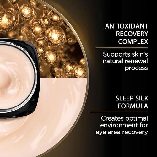L'Oreal Paris Age Perfect Cell Renewal Midnight Eye Cream, Antioxidant-Rich Under Eye Cream to Treat 8 Signs of Aging, Includes Night Cream Sample thumbnail 3