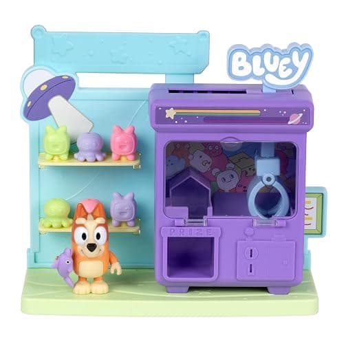 Bluey Bingo's Claw Machine Playset, Working Claw, 6 Prizes | Includes articulated 2.5in Bingo figure with Grey Dancer; from The Claw episode, kids toy ages 3+ thumbnail 3