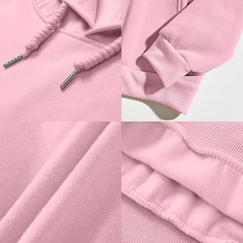 Tuislay Womens Cute Cherry Graphic Hoodie Ribbon Bow Printed Sweatshirt Drop Shoulder Aesthetic Pullover Hoodies With Pocket thumbnail 6