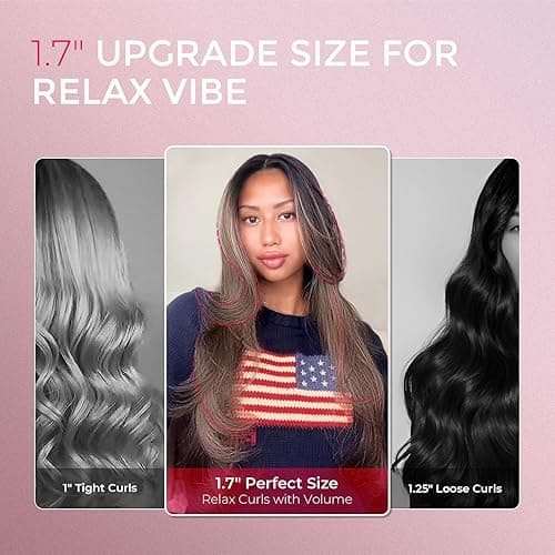 TYMO Thermal Brush Curling Brush - STYLUX 1.7 Inch Blowout Volumizer with Flexi-Fit for Hair Straightening, Heated Round Styler Tool, Hair Straightener and Curler 2 in 1, Dual Voltage & Light, Gold thumbnail 7
