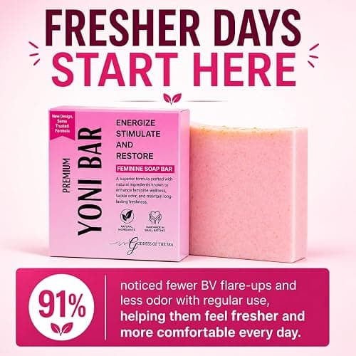 Premium Yoni – Natural Feminine Care Soap for pH Balance, Odor Control & Hydration | Organic Herbal Ingredients | Gentle Yet Effective for Daily Intimate Hygiene | Handmade & Vegan (3oz) thumbnail 2