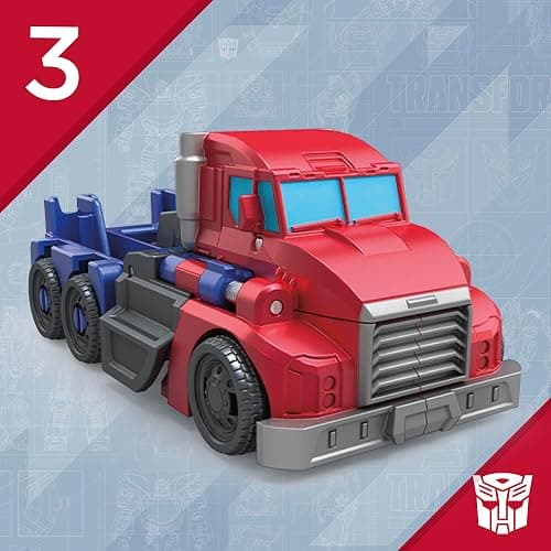 Transformers 1-Step Flip Heroes 3-Pack, 4-Inch Wheeljack, Bumblebee, and Optimus Prime Action Figures, Kids Easter Toys or Basket Stuffers, Age 6+ thumbnail 10