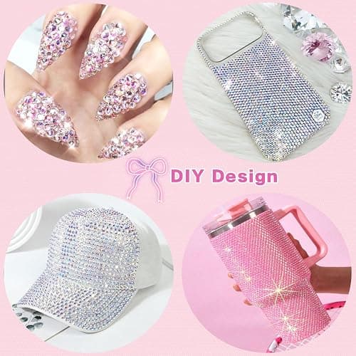 ALTRJO 52000Pcs 42 Colors Resin Jelly Rhinestones for Bedazzling, 3mm Multicolor Resin Flatback Gems for Diamond Art, Bedazzler Kit with 3Pcs 10ml B7000 Jewelry Glue for DIY Crafting Shoes Nail Art thumbnail 6