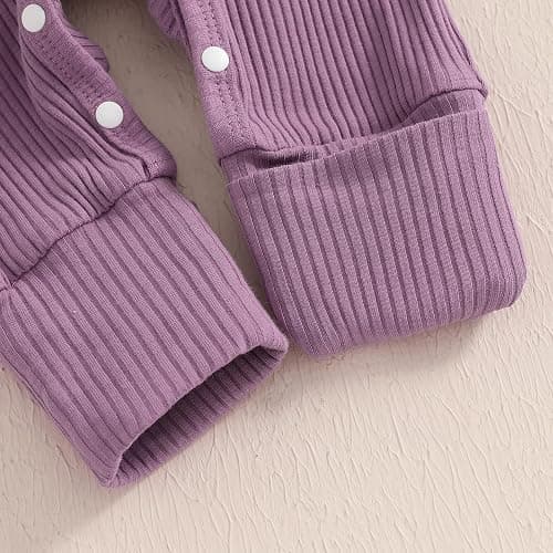 allshope Infant Baby Girl Fall Outfit Sweatshirt Romper Little Sister Lil Sis Long Sleeve Jumpsuit Newborn Clothes thumbnail 6