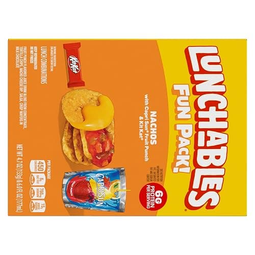 Lunchables Nachos with Capri Sun Fruit Punch & Kit Kat Fun Pack, 4.7 oz & 6 fl oz Package thumbnail 9