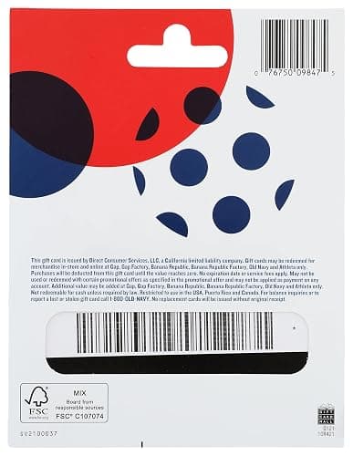 Old Navy $25 Gift Card thumbnail 2